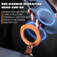 Orange ring-style magnetic phone mount with suction base for dashboard