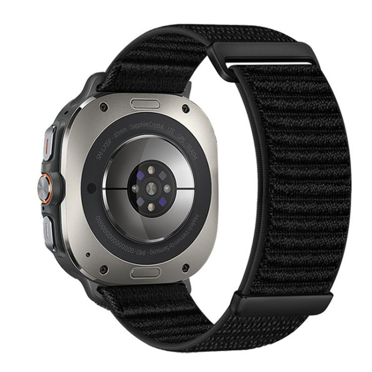 Two-section Mountain Pattern Hook And Loop Fastener Nylon Watch Band, For Galaxy Watch Ultra2 2026 / 2025 / 1 2024