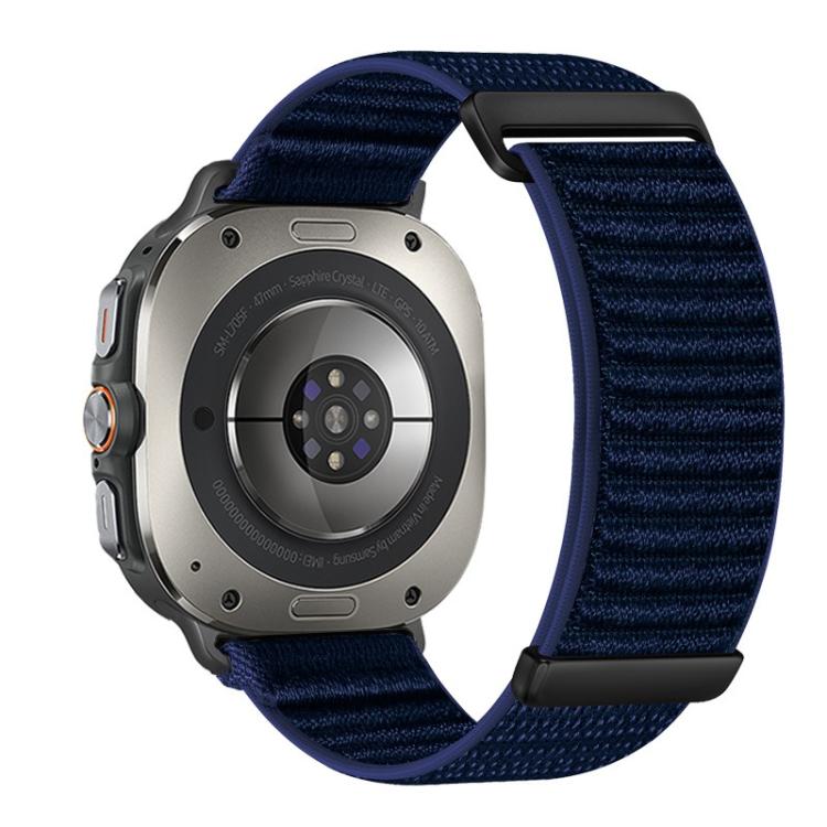 Two-section Mountain Pattern Hook And Loop Fastener Nylon Watch Band, For Galaxy Watch Ultra2 2026 / 2025 / 1 2024