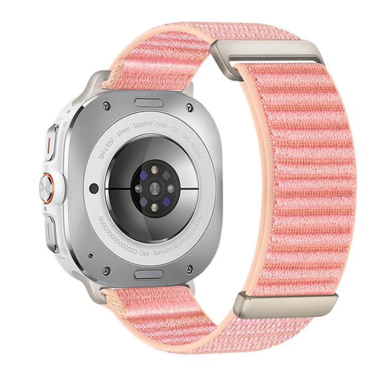 Two-section Mountain Pattern Hook And Loop Fastener Nylon Watch Band, For Galaxy Watch Ultra2 2026 / 2025 / 1 2024