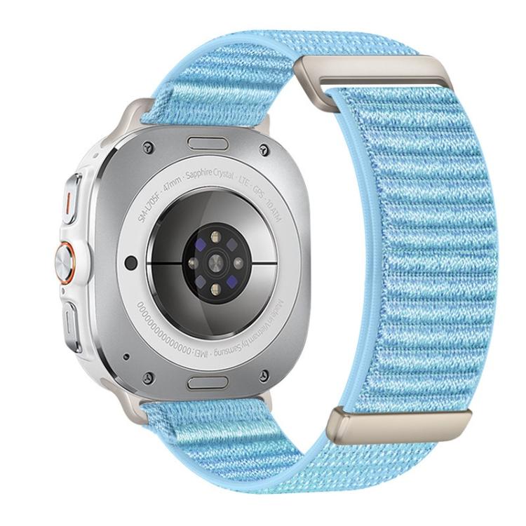 Two-section Mountain Pattern Hook And Loop Fastener Nylon Watch Band, For Galaxy Watch Ultra2 2026 / 2025 / 1 2024