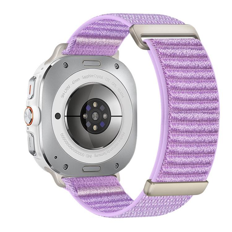 Two-section Mountain Pattern Hook And Loop Fastener Nylon Watch Band, For Galaxy Watch Ultra2 2026 / 2025 / 1 2024