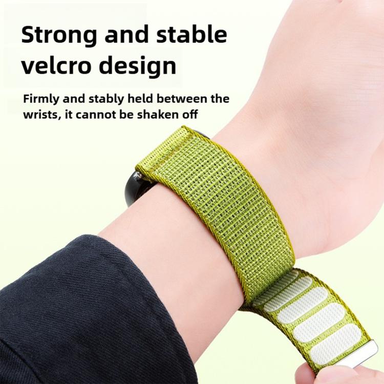 Two-section Mountain Pattern Hook And Loop Fastener Nylon Watch Band, For Galaxy Watch Ultra2 2026 / 2025 / 1 2024