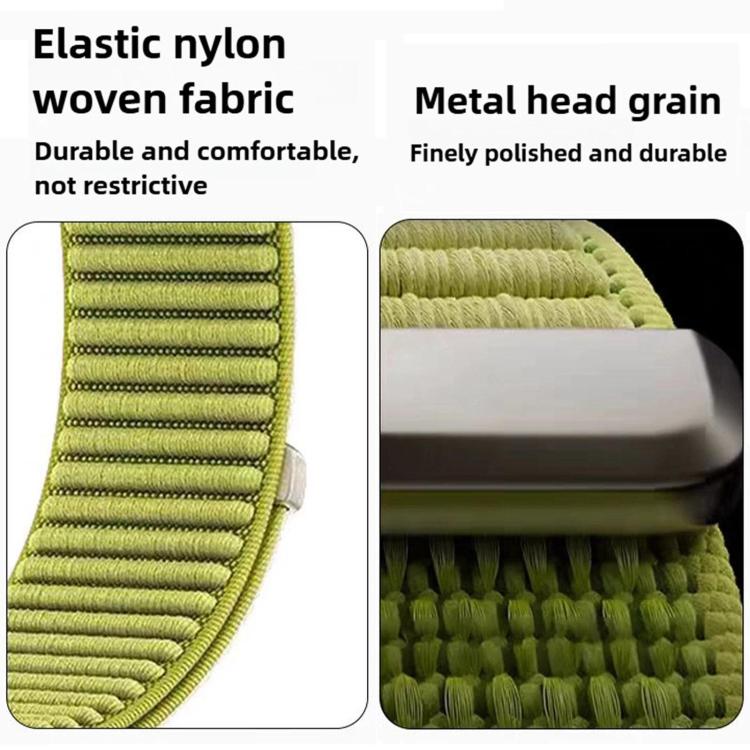 Two-section Mountain Pattern Hook And Loop Fastener Nylon Watch Band, For Galaxy Watch Ultra2 2026 / 2025 / 1 2024