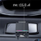 Car cigarette lighter Bluetooth charger adapter with retractable cable and FM display