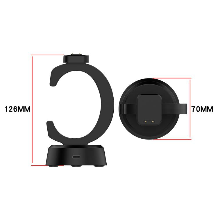 C-Shaped Smart Watch Charging Stand Charging Dock Base, For Xplora X6PLAY / X6 Pro