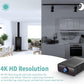 Mini WiFi security camera with wide-angle lens on tabletop