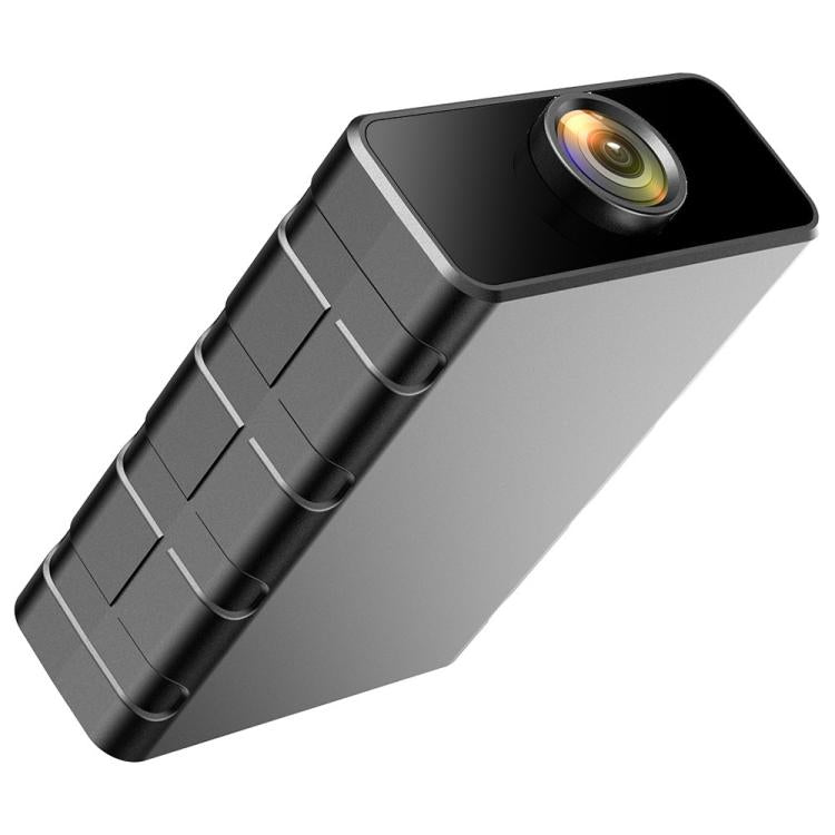 Slim black mini WiFi night vision camera with built-in wide-angle lens
