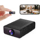 Compact black mini WiFi night vision camera, palm-sized, with wide front lens