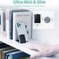Ultra mini black WiFi night vision camera placed on a shelf next to books