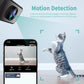 Mini WiFi night vision camera with wide lens, used with smartphone live view