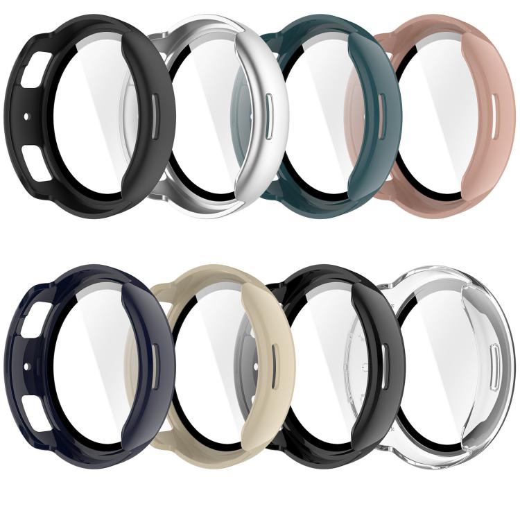 Tempered Glass Film Integrated PC Watch Protective Case, For Amazfit Active Max
