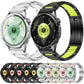 Multi-Faceted Rubber Inlaid Stainless Steel Watch Band, 22mm