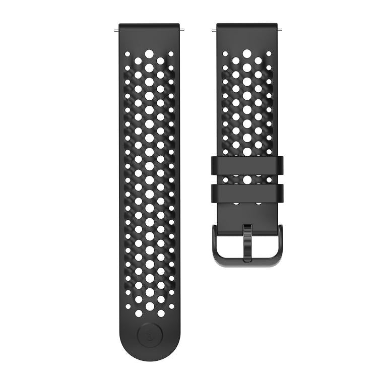 Breathable Perforated Sport Silicone Watch Band, For Amazfit Active Max