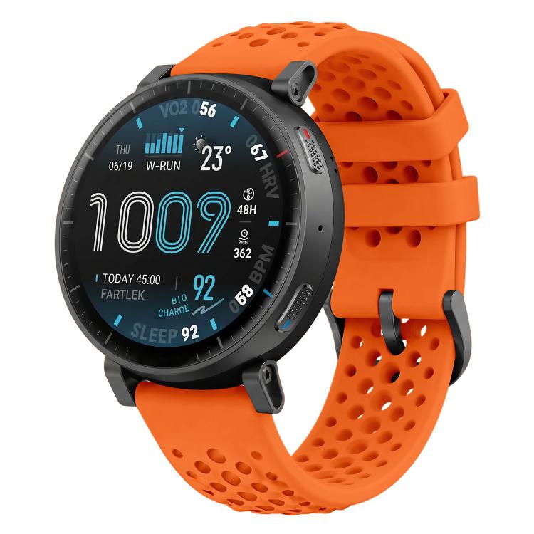 Breathable Perforated Sport Silicone Watch Band, For Amazfit Active Max