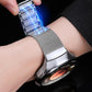 Press Button Seamless Interface I-shaped Magnetic Stainless Steel Watch Band, For Huawei Watch 4 Pro