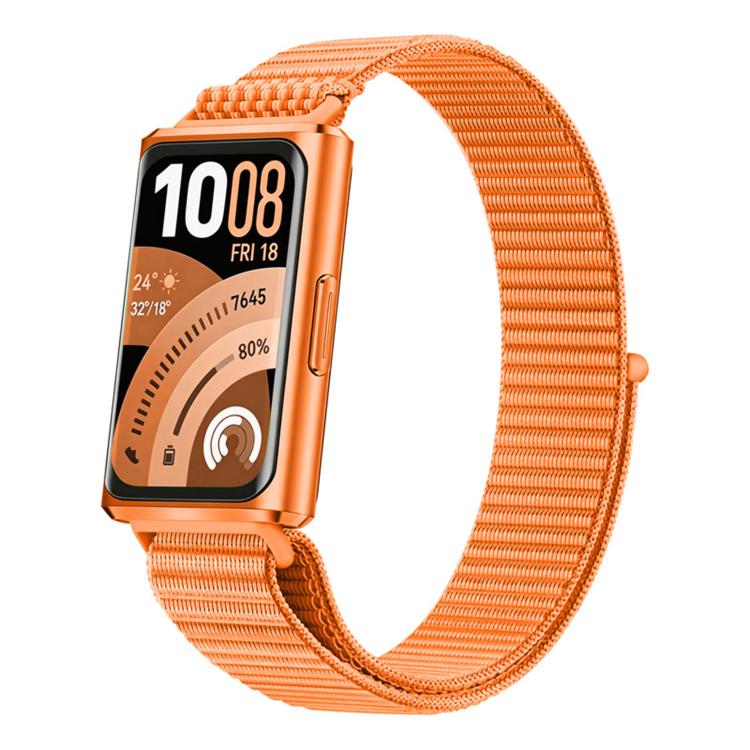 Adjustable Nylon Hook And Loop Fastener Watch Band, For Huawei Band 11 / Band 11 Pro