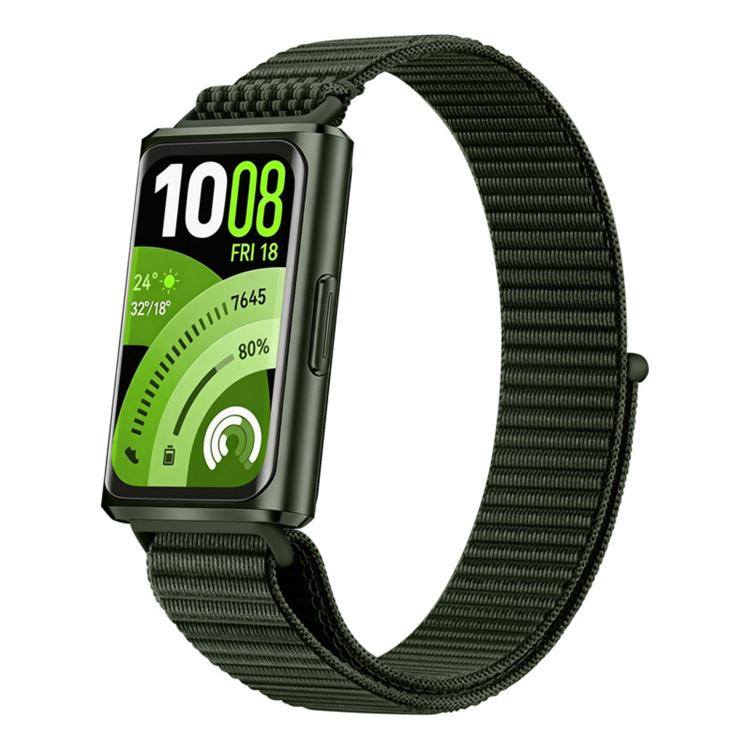 Adjustable Nylon Hook And Loop Fastener Watch Band, For Huawei Band 11 / Band 11 Pro
