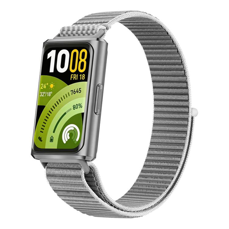Adjustable Nylon Hook And Loop Fastener Watch Band, For Huawei Band 11 / Band 11 Pro