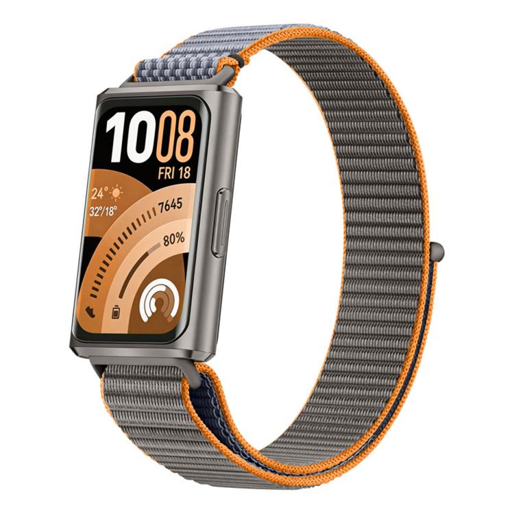 Adjustable Nylon Hook And Loop Fastener Watch Band, For Huawei Band 11 / Band 11 Pro