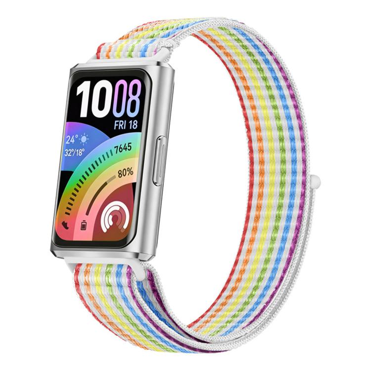 Adjustable Nylon Hook And Loop Fastener Watch Band, For Huawei Band 11 / Band 11 Pro