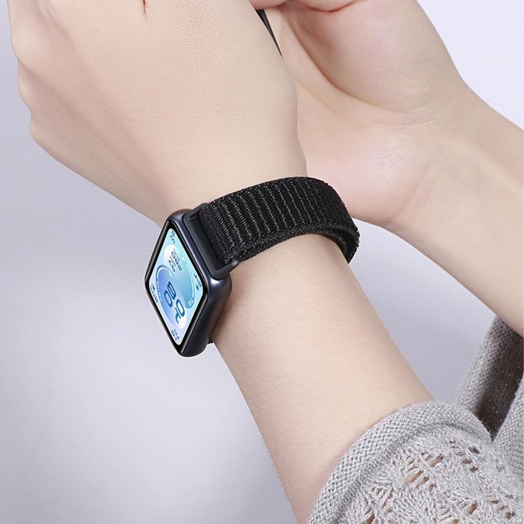 Adjustable Nylon Hook And Loop Fastener Watch Band, For Huawei Band 11 / Band 11 Pro