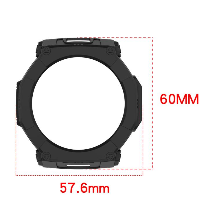 Hollow Armor TPU Half Coverage Watch Protective Case, For Amazfit T-Rex Ultra 2