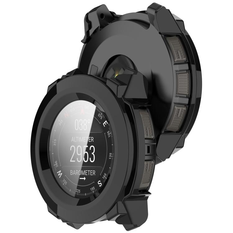 Tempered Film Integrated PC Watch Protective Case, For Garmin Instinct 3 AMOLED / Solar 50mm, For Garmin Instinct 3 AMOLED / Solar 45mm