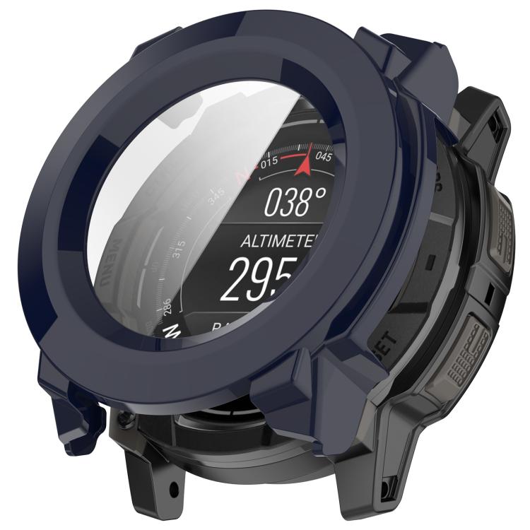 Tempered Film Integrated PC Watch Protective Case, For Garmin Instinct 3 AMOLED / Solar 50mm, For Garmin Instinct 3 AMOLED / Solar 45mm