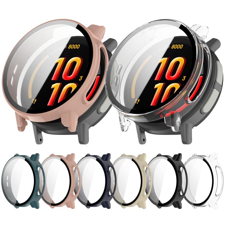 Tempered Film Integrated PC Watch Protective Case, For Garmin Bounce 2