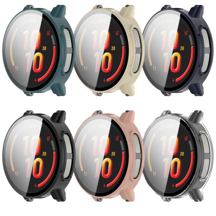 Tempered Film Integrated PC Watch Protective Case, For Garmin Bounce 2