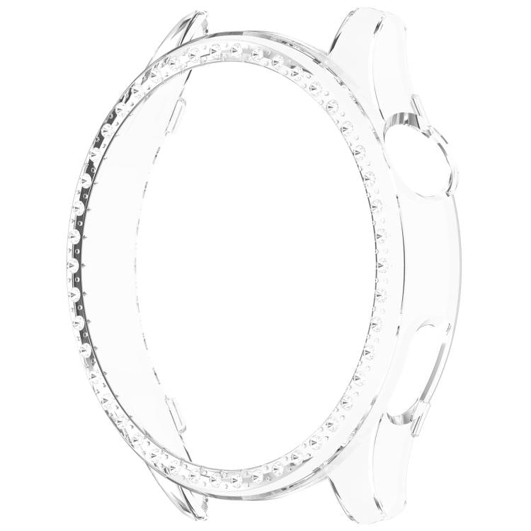 Single Row Diamond Half Coverage Hollow PC Watch Protective Case, For Xiaomi Watch S5 46mm