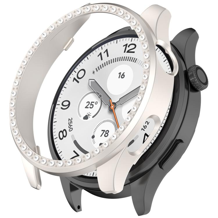 Single Row Diamond Half Coverage Hollow PC Watch Protective Case, For Xiaomi Watch S5 46mm