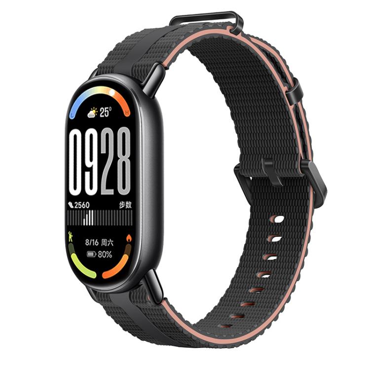 Line Pattern Silicone Watch Band, For Xiaomi Band 11 / 10 / 9 / 8