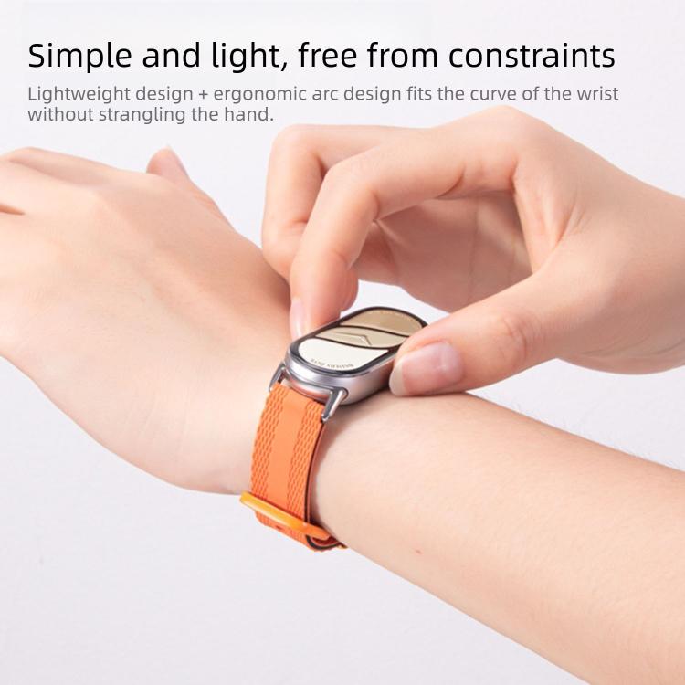 Line Pattern Silicone Watch Band, For Xiaomi Band 11 / 10 / 9 / 8