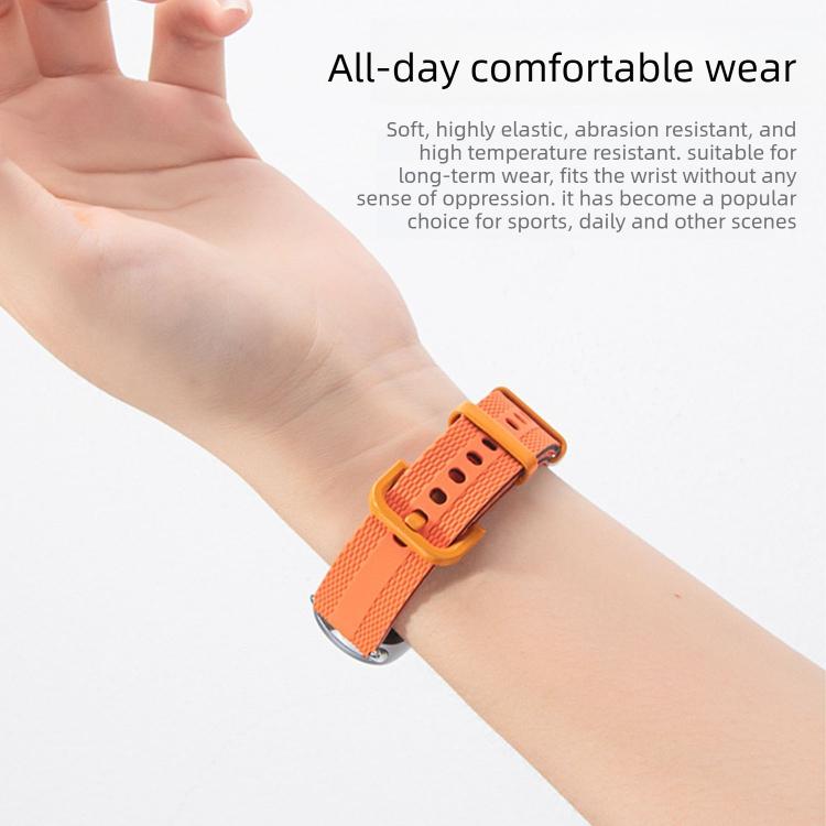 Line Pattern Silicone Watch Band, For Xiaomi Band 11 / 10 / 9 / 8