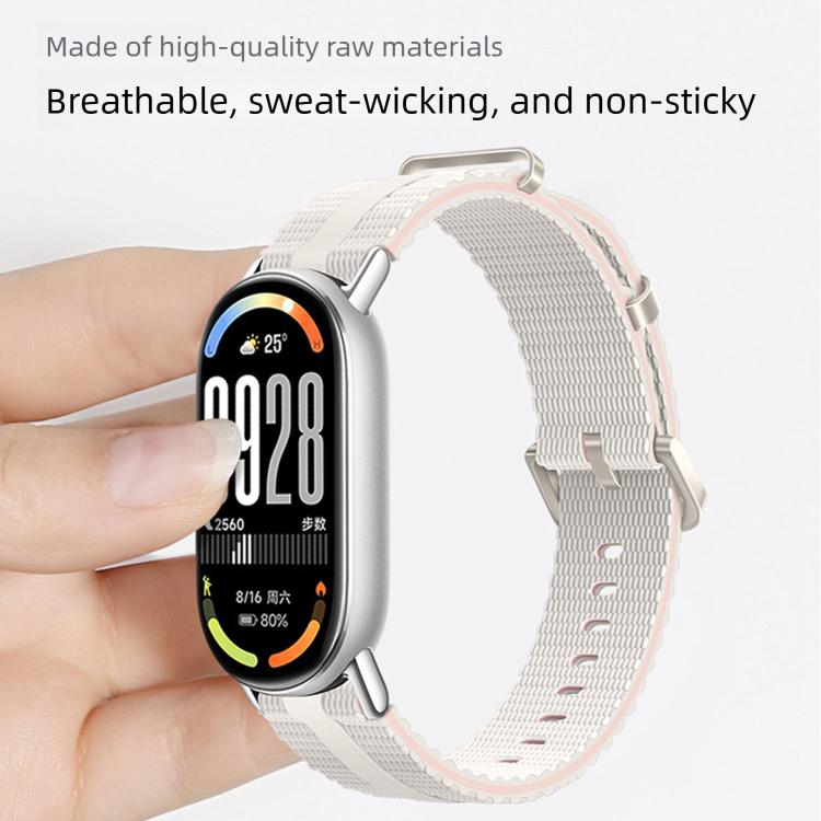 Line Pattern Silicone Watch Band, For Xiaomi Band 11 / 10 / 9 / 8
