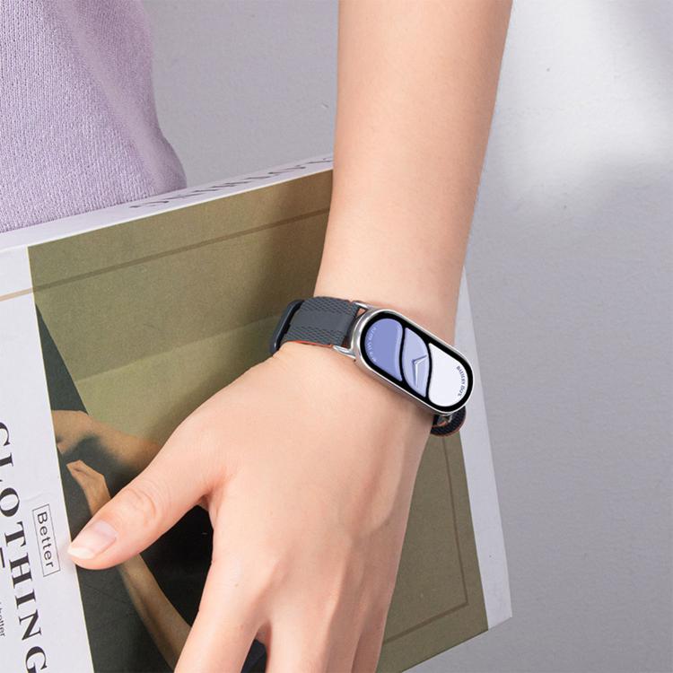 Line Pattern Silicone Watch Band, For Xiaomi Band 11 / 10 / 9 / 8