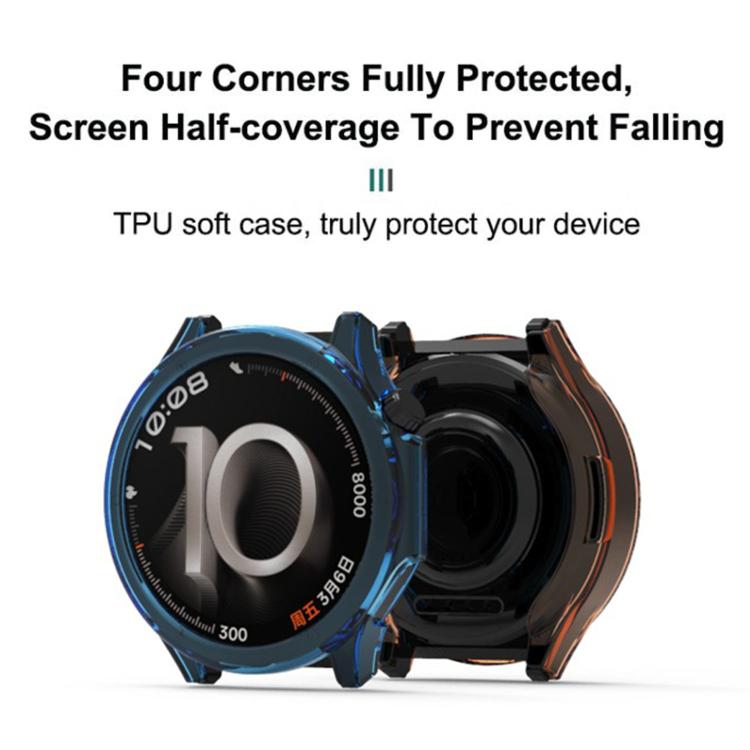 Candy Color Half Coverage Hollow TPU Watch Protective Case, For OPPO Watch X3
