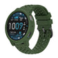 Silicone Soft Case and Solid Color Perforated Silicone Watch Band, For Amazfit Active Max