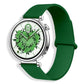 Lychee Pattern Magnetic Loop Silicone Watch Band, 18mm, 20mm, 22mm