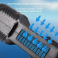 Outdoor LED flashlight with built-in solar panel for solar charging