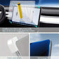 Tempered glass screen protector frame alignment on car navigation screen