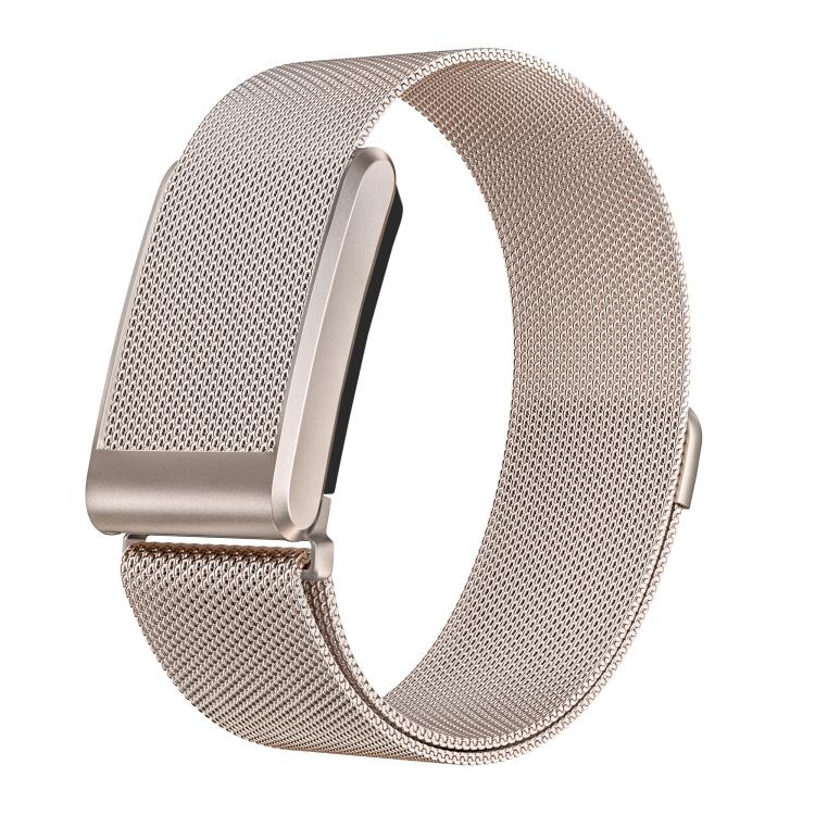 Starlight Milanese mesh watch band with a magnetic clasp