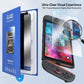 Tempered glass screen protector film for Nintendo Switch 2 with clarity comparison