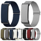 Metal Frame Eight-Shaped Buckle Nylon Elastic Watch Band, For Google Fitbit Air