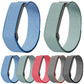 Metal Frame Grid Texture Nylon Hook And Loop Fastener Watch Band, For Google Fitbit Air