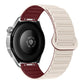 Press Button I-Shaped Magnetic Silicone Watch Band, 18mm, 20mm, 22mm