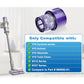 Purple vacuum filter cartridge compatible with Dyson V10 series