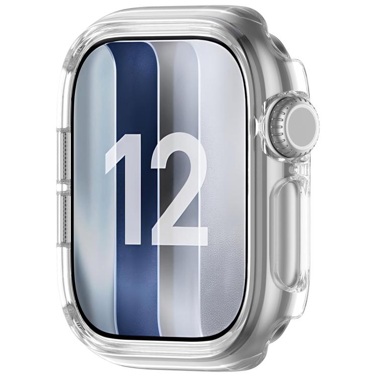 Half Coverage Hollow PC Watch Protective Case, For Apple Watch Series 12 Aluminum / Titanium 46mm, For Apple Watch Series 12 Ceramic 46mm, For Apple Watch Series 12 Aluminum / Titanium 42mm, For Apple Watch Series 12 Ceramic 42mm